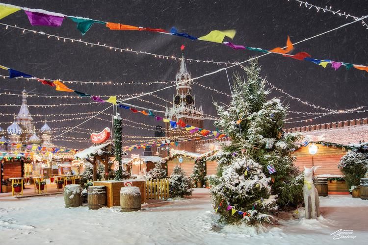 Автобус| Москва в новогодних огнях из Казани